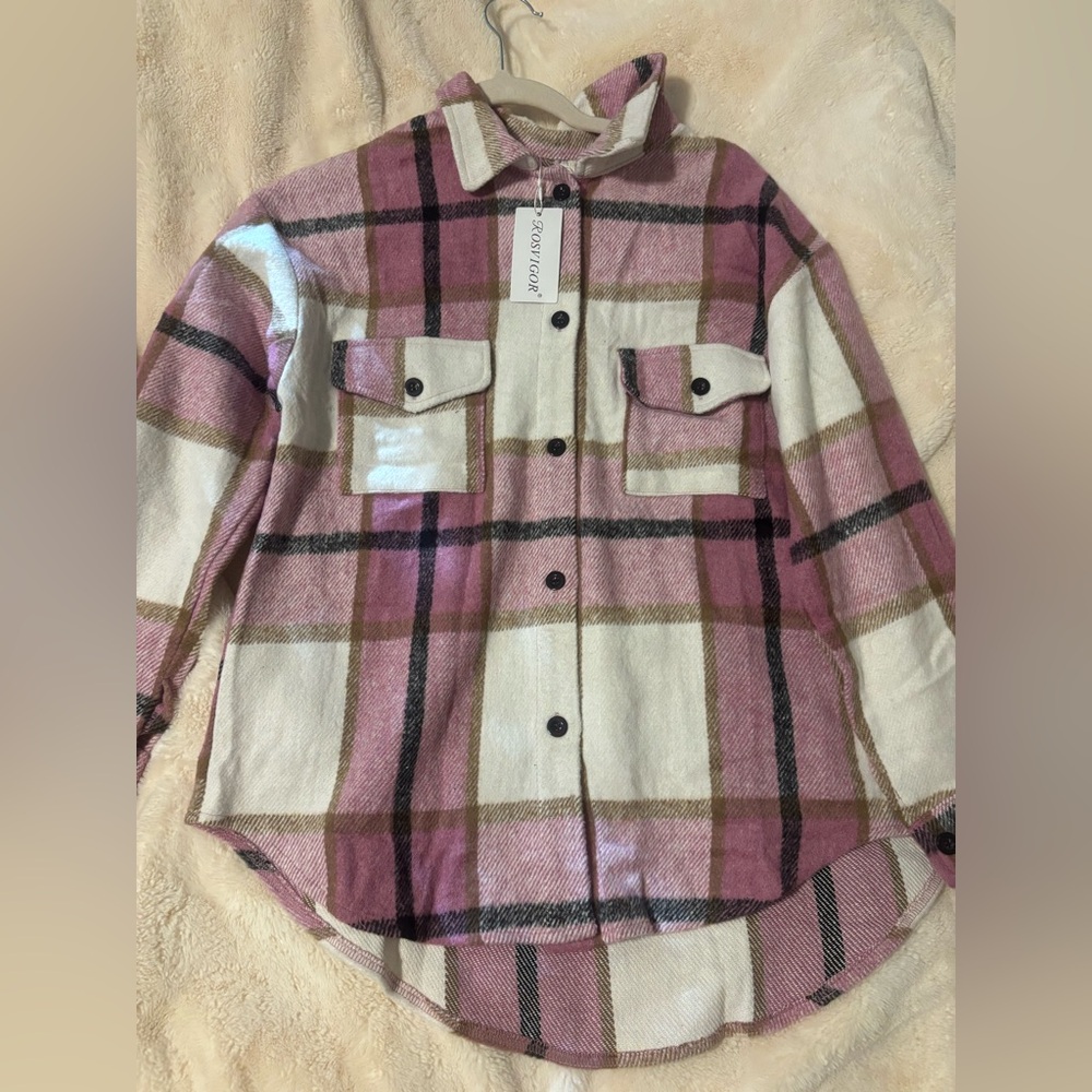 Rosvigor Pink Plaid Jacket